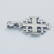 Load image into Gallery viewer, 925 Sterling Silver Pendant Jerusalem Cross (925P056)