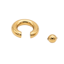 Load image into Gallery viewer, Full Closure Bar 5mm 316L Grade Surgical Steel - Gold colour (BPPAFC504)