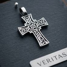 Load image into Gallery viewer, 925 Sterling Silver Celtic Cross Pendant (925P121)