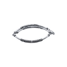 Load image into Gallery viewer, Bali type ornamented 925 Sterling Silver Bracelet (925BRAC016)