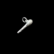 Load image into Gallery viewer, 925 Sterling Silver Microphone Pendant (925P079)