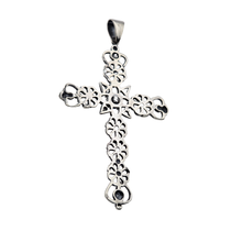 Load image into Gallery viewer, Aircut 925 Silver Cross Pendant (925P120)