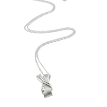 Load image into Gallery viewer, 925 Sterling Silver Necklace - 3DPendant and 40cm Chain (925SETPC038)