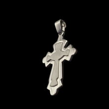 Load image into Gallery viewer, 925 Sterling Silver Cross Pendant 3.3 cm × 2.2 cm - 1 (925P103)
