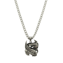 Load image into Gallery viewer, Stainless Steel Set Pendant "Live to Ride - Ride to Live" and Cuban Link Chain (SSSETPC025)