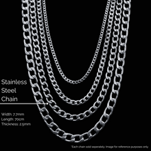 Load image into Gallery viewer, Stainless Steel Chain - Thick Curb Chain (SSC011) Cuban Link