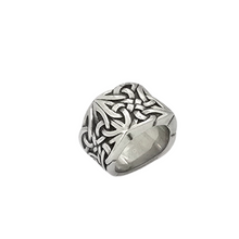 Load image into Gallery viewer, Men's Celtic Knot Wide Band Ring (SSR019)