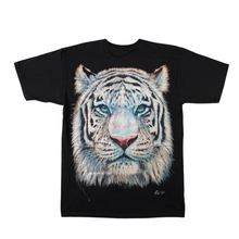 Load image into Gallery viewer, Blue/White Tiger - Short Sleeve T-shirt - (TS0121)