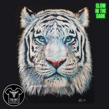 Load image into Gallery viewer, Blue/White Tiger - Short Sleeve T-shirt - (TS0121)