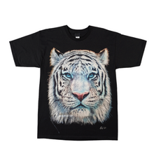Load image into Gallery viewer, Blue/White Tiger - Short Sleeve T-shirt - (TS0121)