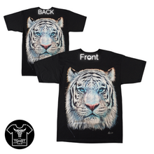 Load image into Gallery viewer, Blue/White Tiger - Short Sleeve T-shirt - (TS0121)