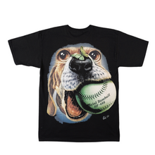 Load image into Gallery viewer, Dog and Baseball - Short Sleeve T-shirt - (TS0123)