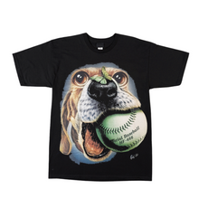 Load image into Gallery viewer, Dog and Baseball - Short Sleeve T-shirt - (TS0123)