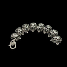 Load image into Gallery viewer, Regal Lion Link Bracelet – High Grade Stainless Steel (SSBRAC032)