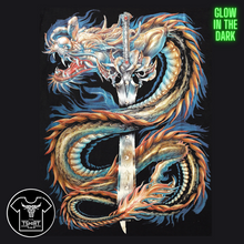 Load image into Gallery viewer, Dragon and Sword - Short Sleeve T-shirt - (TS0124)