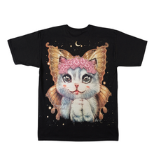 Load image into Gallery viewer, Fairy Cat - Short Sleeve T-shirt - (TS0126)