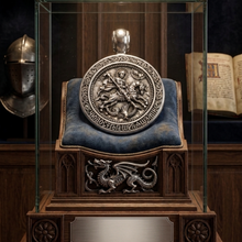 Load image into Gallery viewer, St George Double Sided Pendant 925 Sterling Silver (925P118)