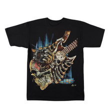 Load image into Gallery viewer, Heavy Metal Skull Guitar - Short Sleeve T-shirt - (TS0127)