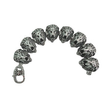 Load image into Gallery viewer, Regal Lion Link Bracelet – High Grade Stainless Steel (SSBRAC032)