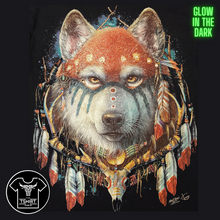 Load image into Gallery viewer, Tribal Wolf - Short Sleeve T-shirt - (TS0133)