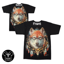 Load image into Gallery viewer, Tribal Wolf - Short Sleeve T-shirt - (TS0133)