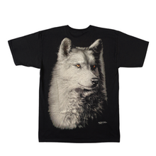 Load image into Gallery viewer, Amber Eye Wolf - Short Sleeve T-shirt - (TS0135)