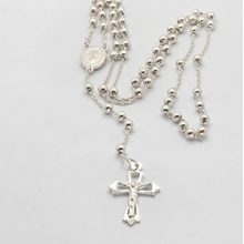 Load image into Gallery viewer, 925 Sterling Silver Rosary Style Necklace 70 cm (925SETPC050)
