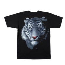 Load image into Gallery viewer, White Tiger Face - Short Sleeve T-shirt - (TS0139)