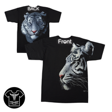 Load image into Gallery viewer, White Tiger Face - Short Sleeve T-shirt - (TS0139)