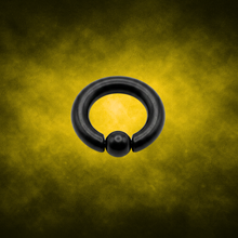 Load image into Gallery viewer, Full Closure Bar 5mm 316L Grade Surgical Steel - Black colour (BPPAFC501)