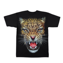 Load image into Gallery viewer, Leopard half Face - Short Sleeve T-shirt - (TS0144)
