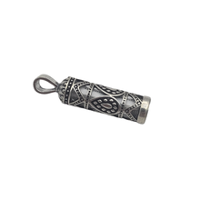 Load image into Gallery viewer, Men, Women 925 Sterling Silver Pendant Prayer container (925P080)