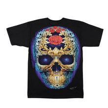 Load image into Gallery viewer, Signet Rose Skull - Short Sleeve T-shirt - (TS0149)