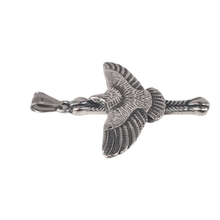 Load image into Gallery viewer, Condor on top of cross Stainless Steel Pendant (SSP033)
