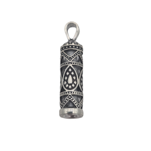 Load image into Gallery viewer, Men, Women 925 Sterling Silver Pendant Prayer container (925P080)