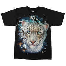 Load image into Gallery viewer, White Leopard Short Sleeve T-shirt (TS0014)