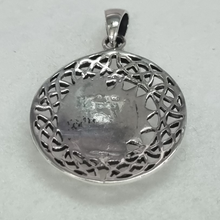 Load image into Gallery viewer, 925 Sterling Silver Pendant Sun and Moon (925P059)