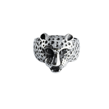 Load image into Gallery viewer, Leopard Head Ring - High-Grade Stainless Steel (SSR025)