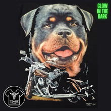 Load image into Gallery viewer, Rottweiler and Bike Short Sleeve T-Shirt - (TS0159)