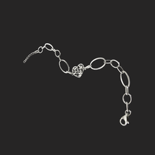 Load image into Gallery viewer, 925 Sterling Silver Bracelet Air Cut Heart Design (925BRAC038)