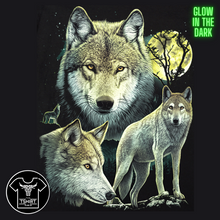 Load image into Gallery viewer, Wolfs trio Short Sleeve T-Shirt (TS0163)