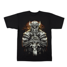 Load image into Gallery viewer, Viking Skull Short Sleeve T-Shirt (TS0165)