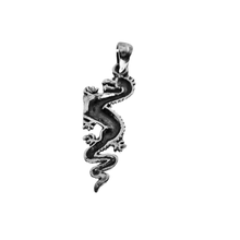 Load image into Gallery viewer, 925 Sterling Silver Dragon Pendant (925P127)