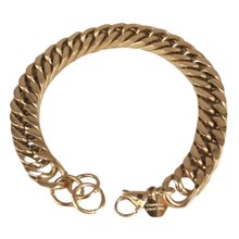 Load image into Gallery viewer, Curb Chain golden colored Stainless Steel Bracelet (SSBRAC018)