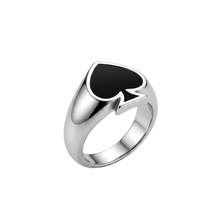 Load image into Gallery viewer, High Grade Stainless Steel Ring - Spade Symbol (SSR028)