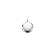 Load image into Gallery viewer, 925 Sterling Silver Round Locket Pendant (925P113)