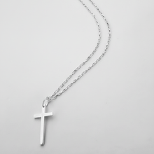 Load image into Gallery viewer, 925 Sterling Silver necklace set - Chain with Cross pendant (925SETPC019)