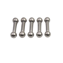 Load image into Gallery viewer, Straight Barbell 10mm Bar 316L Grade Surgical Steel - Set of 5 (BPPA10MMSET5)