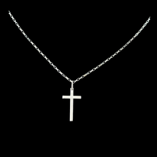 Load image into Gallery viewer, 925 Sterling Silver necklace set - Chain with Cross pendant (925SETPC019)