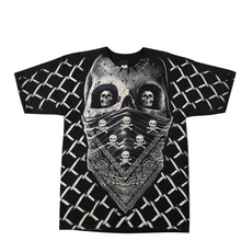 Load image into Gallery viewer, Bandana Skull - Short Sleeve T-shirt - (TS0200)